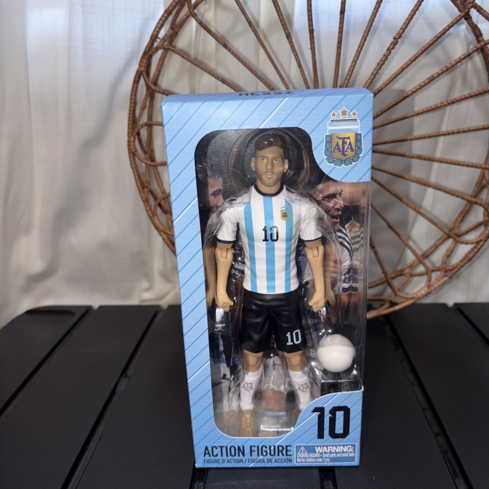 Official Sockers Messi Argentina‎ Action Figure World Champion 3 Stars AFA NEW